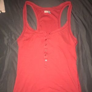 Button down tank top